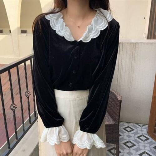 Женские черные рубашки Gasparine China At AliExpress