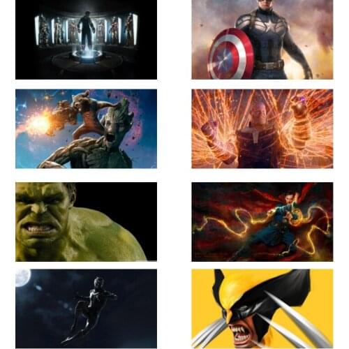 Canvas Painting Disney Marvel Avengers Superhero Print Artist Home Decor Prints SpiderMan Batman Captain America Childrens Room