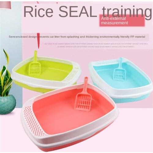 Cat Toilet Plastic Cleaning Dog Home Pet Supplies Lightweight Pets Shatter-Resistant Crack-Proof Anti-Breaking Cat Litter Box