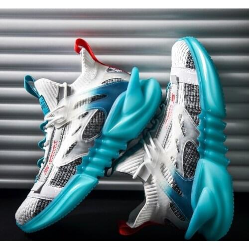 High Quality Lace Up Mens Sports Shoes Casual Breathable Mens Running Shoes Air Cushion Mens Sneakers Tenis Masculino