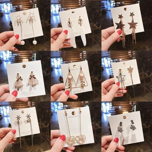 The new design exaggerated fashion drop earrings creative trend tassel earrings high sense statement earrings for women