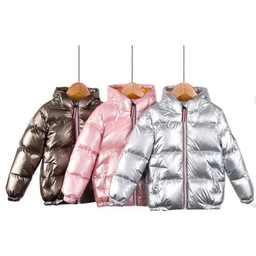 Baby Boys and Girls down 0-11 Years Old Childrens Winter Warm Clothes Korean Hooded Winter Jackets Candy color 5 colors