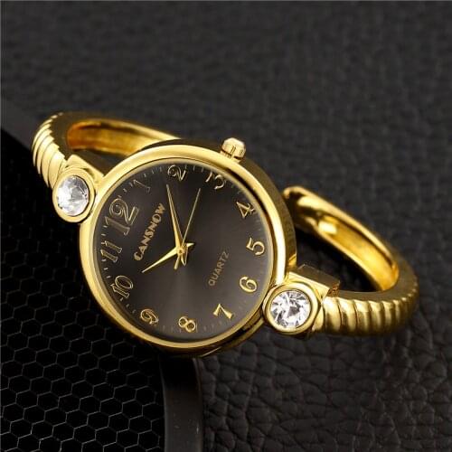 Luxury Exquisite Classic Gold Bracelet Watch Women Watches Rhinestone Quartz Diamond Bangle Wrist Watches Hour Relogio Feminino