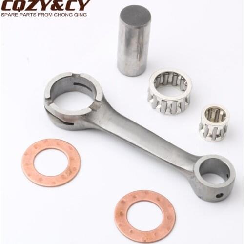 Crankshaft connecting rod for BENELLI 491 Gt 98-99 491 St 99-01 K2 98-01 Naked Pepe 99-01 Pepe Lx 03-04 2T Piston pin hole 10mm