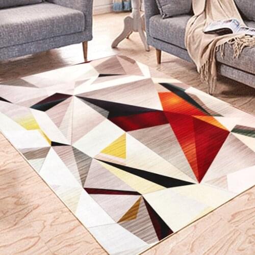 Trend Geometry Pattern 3D Printed Carpets for Living Room Bedroom Area Rugs Coffee Table Antiskid Mats Home Bedside soft Carpet