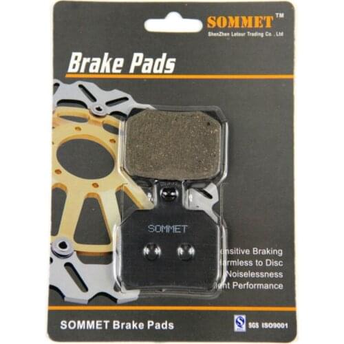 SOMMET Motorcycle Rear Brake Pads Disks 1 pair for APRILIA RSV4 RF 1000/RR 1000 (2015) RF1000 RR1000 LT266