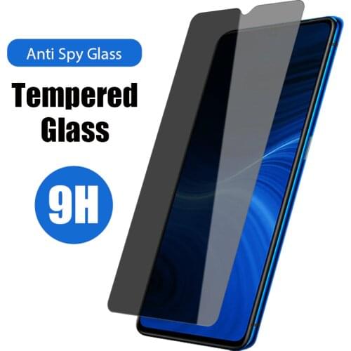 Magic Privacy Tempered Glass for Redmi Note 9S 9 Pro 9T 8 Pro 8T 7 Anti Spy Peep Screen Protector for Xiaomi Mi 9 9A 9C 8A 7A