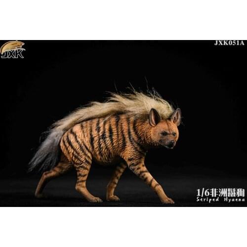 1/6 African Hyena Striped Hyena Resin Animal Model Wild Animal JxK Studio JXK051 Scene Accessories Desktop Ornaments