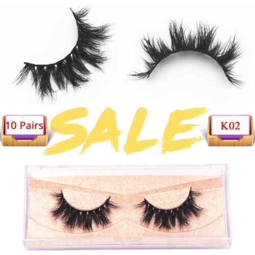 10 Pairs Lashes 3D Mink Lashes Natural False Eyelashes Fake Lashes Short Long Eyelash Extension Mink Eyelashes For Beauty Makeup