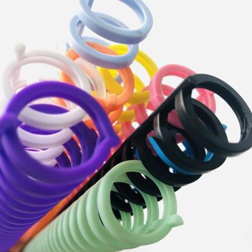 10pcs 16mm 30 Hole Plastic Binding Clip Loose-leaf Binding Strip Removable Notebook Ring Bind Buckle Clips School Office Binder