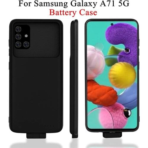 5000mAh Battery Charger Cases For Samsung Galaxy A71 5G Charging Case Shockproof Powerbank Cover For Samsung A71 5G Battery Case