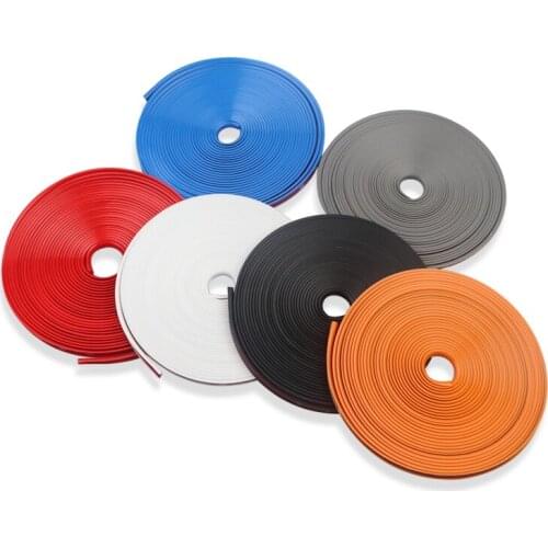 8M/Roll Car Wheel Rim blade Protectors Decor Strip Tire Guard Line Rubber Moulding Trim Anti scratch strip car styling