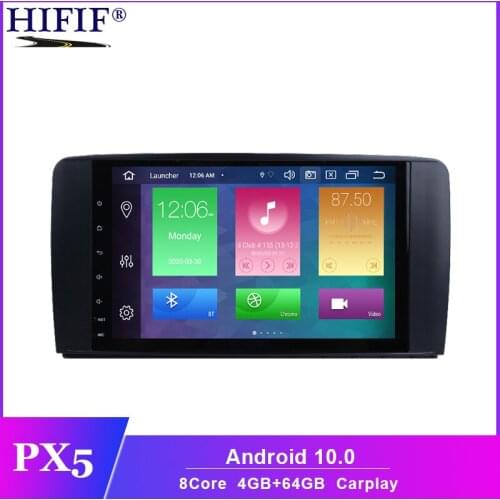 For Mercedes/Benz R CLASS W251 R280 R300 R320 R350 R500 4G Android 10 PX5 2 din 4G+64G Car multmedia player GPS Radio Carplay