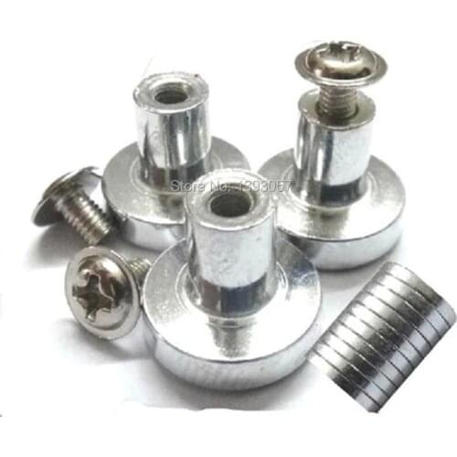 Free Shipping LED Ceiling Lights Replace DIY Accessories Panels Cylinders, LED Display Magnetic Iron Posts Magnet Screws