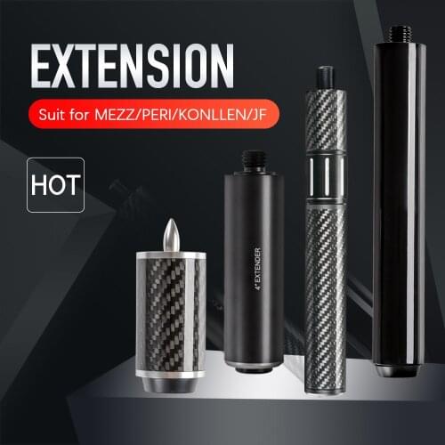Billiards Carbon Fiber Extension for Mezz PERI KONLLEN J Flowers Pool Cue for Snooker Cue Extension Durable Billiard Accessories