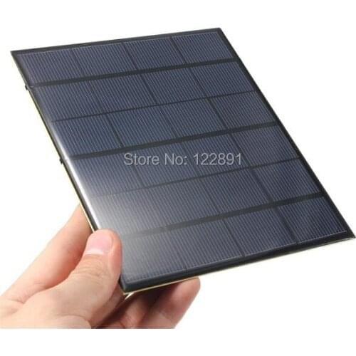 BUHESHUI Wholesale 3.5W 6V Mini Solar Cell Solar Module Small Solar Panel For Battery Charger Polycrystalline10pcs Free Shipping