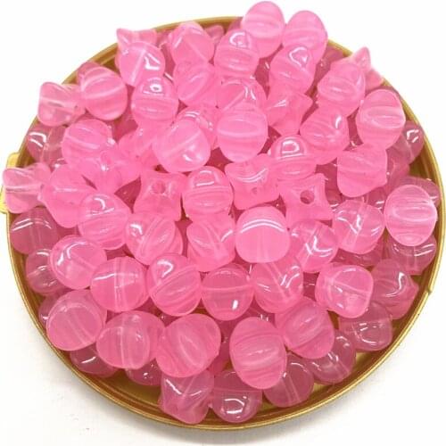 Wholesale 50pcs/lot 8mm Acrylic Beads Spacer Loose Beads For Jewelry Making DIY Bracelet Earring #QT28