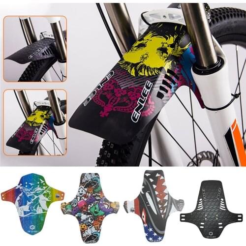 Colorful Bicycle Fenders Front/Rear Tire Wheel Fenders Mountain Bike Fenders Carbon Fiber Mud Guard Fit 26.5" MTBs Road Bikes