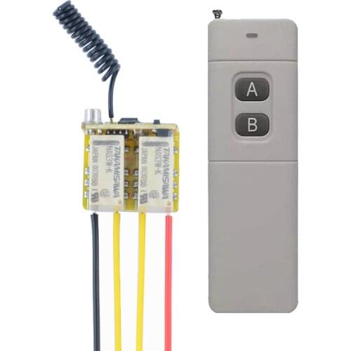 Long Distance 4.2V 4.5V 5V 6V 7.4V 9V 12V Mini Motor Remote Switch Motor Forwards Reverse Up Down Stop Wireless Receiver Motor