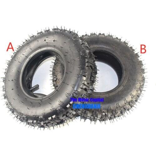 Hot Sale High Performance Two Types of Tires 4.10-6 Inner and Outer Tyre Vacuum Tire Fit ATV Quad Go Kart 47cc 49cc Tire