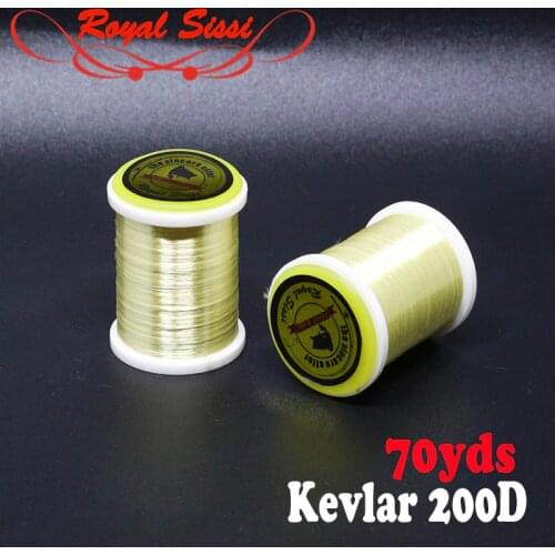 Brand 1spool kevlar big fly thread premium 70yards ultra strong durable fly tying thread spooled salmon&Bass flies tying thread