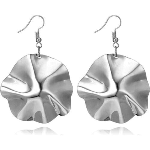 Creative Geometric Fashion Exaggerated Earrings Large Ring Doughnut Womens Earrings Europe and The United States