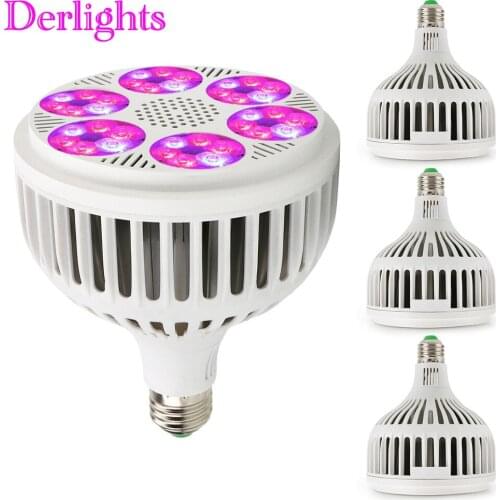 1-2-4PCS 120W 36LEDs Par Grow Light Full Spectrum E27 AC85~265V Plant Lamp Indoor Growth LED Bulb for Flower Veg Greenhouse Tent