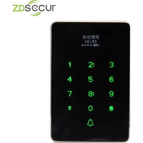 Metal IC Keypad 13.56MHZ Standalone Access Controller with Waterproof Cover Case ZDC800
