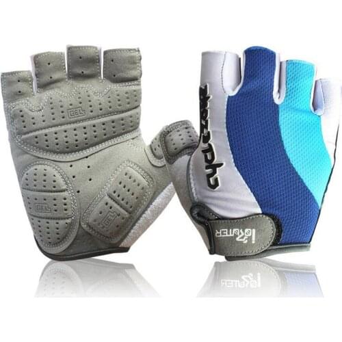 Men Cycling Half Finger Gel Gloves Riding Racing Silicone Motorcycle MTB Bike Gloves