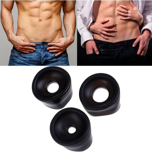 Men Penis Pump Ring Silicone Sleeve Penis Extender Trainer Accessories Penis Erection Enlarger Exerciser Men Masturbator Sex Toy