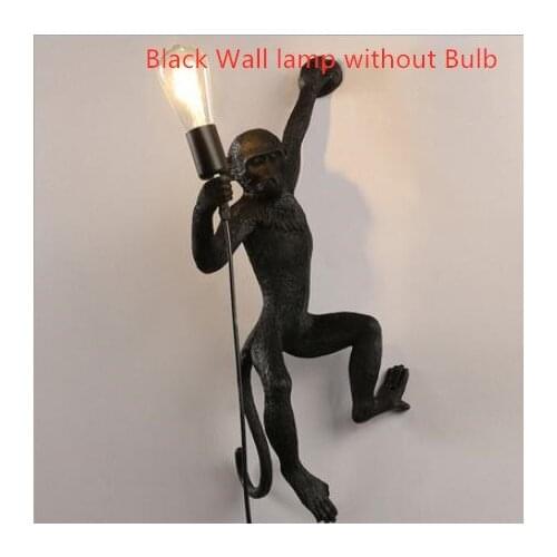 Modern Resin Monkey Wall Lamp Led Creative Simple Head Monkey Lamp For Living Room Childrens Room Decor Lighting Fixtures