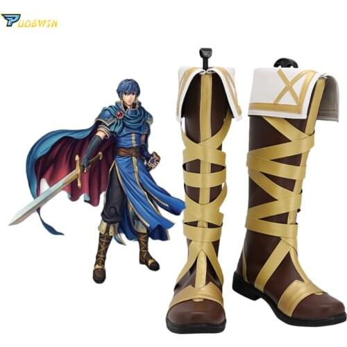 Fire Emblem Marth Cosplay Shoes Custom Made Boots