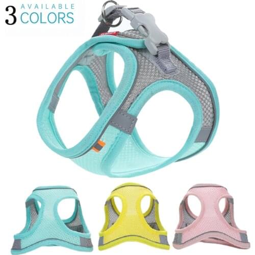 Dog Breast Strap Adjustable Puppy Cat Vest French Bulldog Chihuahua Outdoor Dog Walking Leash Small Dog Arnes Perro