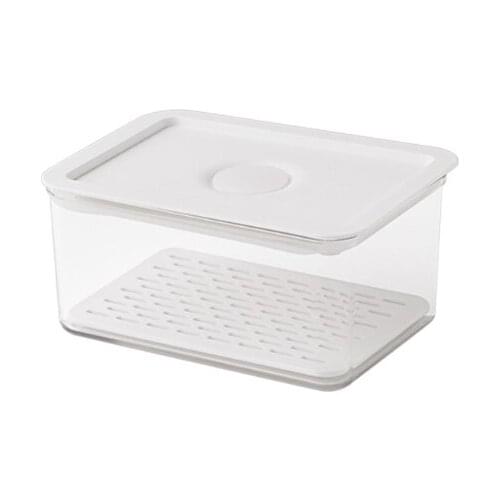 69HC Fruit Vegetable Food Storage Container Plastic Fridge Produce Saver Kitchen Refrigerator Organizer Keeper Basket Fresh Box