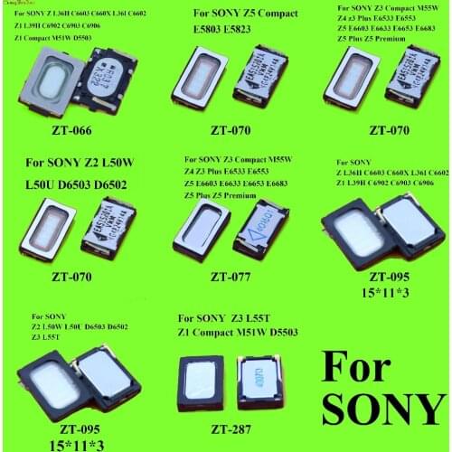 ChengHaoRan 1x Top Bottom Front Back Earpiece Ear piece Loud Speaker For Sony Xperia Z Z1 Z2 Z3 Z4 Z5 Mini Compact Z5 Plus E6603