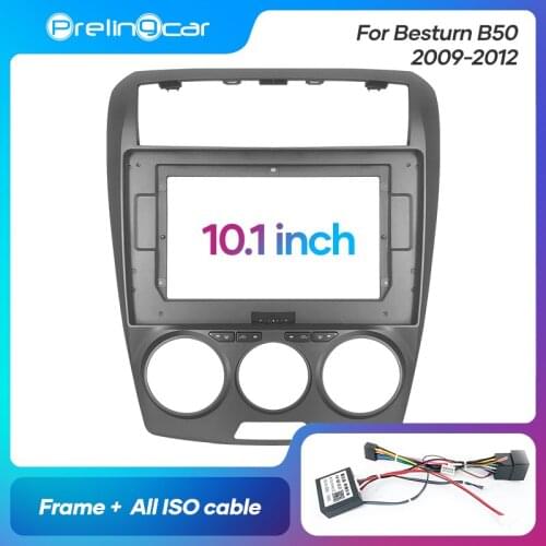 1Din 2Din Car DVD Navigation Radio Fascia Frame For Besturn B50 2009-2012 Stereo Receiver Player Panel Dash Trim Kits