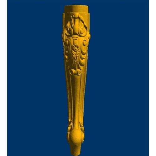 3d model relief for cnc in STL file format table desks legs STL furniture leg--18