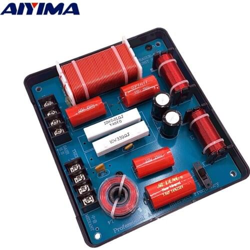 AIYIMA 350W Crossover 3 Way Audio Speaker Frequency Divider Filter Treble Midrange Bass Three Way Crossover Audio Board