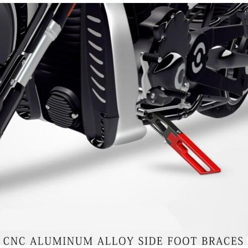 Motorcycle Accessories Motor Scooter Modified Tripod Horizon Bracket High Quality CNC Aluminum Alloy Side Stands Foot Braces