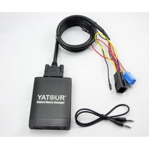 Yatour m06 Car Digital CD Music Changer for Audi A2 A3 A4 A6 1999-2003 A8 Allroad TT USB MP3 Player AUX adapter Bluetooth Interf