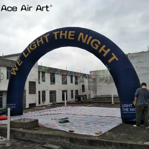 Cheap inflatable round arch with logo for product promotion in the shop