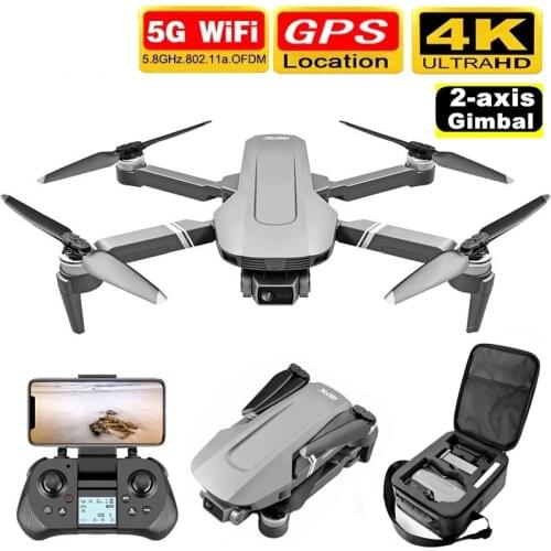 F4 GPS Drone With 5G WiFi FPV 2-axis Gimbal 4K Dual Camera Profesional Brushless RC Quadcopter Dron Helicopter Toy VS SG906 Pro