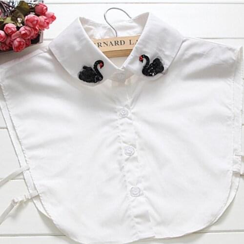 Cotton lady collars collared shirt collar