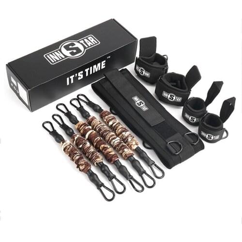 Boxing Training Resistance Band Set Enhance Explosive Power Strength Training Equipment for Muay Thai,Karate Combat,Fitness