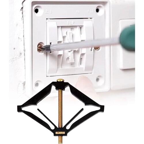 Wall Socket Bottom Box Repair Device 86mm Type Wall Switch Bottom Box Fixed Support Rod Electrical Accessories 10pcs