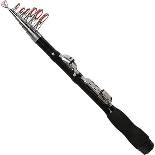 New Mini Portable Telescopic Fishing Rods Fishing supplies Portable Ultra Short Rod Throw Long Dstance Lures Cast 1.0m-2.3m Sale