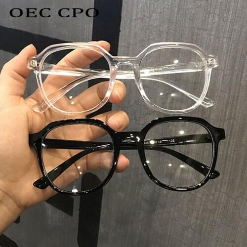 OEC CPO Clear Optical Anti Blue Light Glasses Frames Women Brand Designer Transparent Glasses Frame for Men Eyeglasses O882