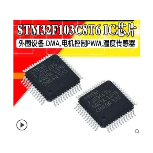 5pçs/lote STM32F103C8T6 /STM32F103CBT6 LQFP48 QFP Novo original Em Stock