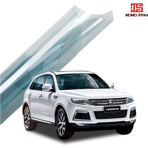HOHOFILM 75%VLT 2mil Roll Window Film Light blue 95% UV Proof Window Tint Car House Adhesive Sticker Sun Block Solar Protection
