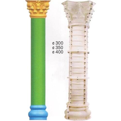 ABS plastic roman concrete column moulds 15xH200cm european pillar mould construction moulds for garden villa home house